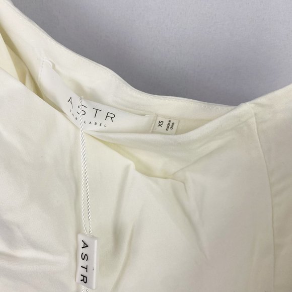 ASTR The Label Sweet Summer Ruffled One Shoulder Bodysuit White - Picture 7 of 10